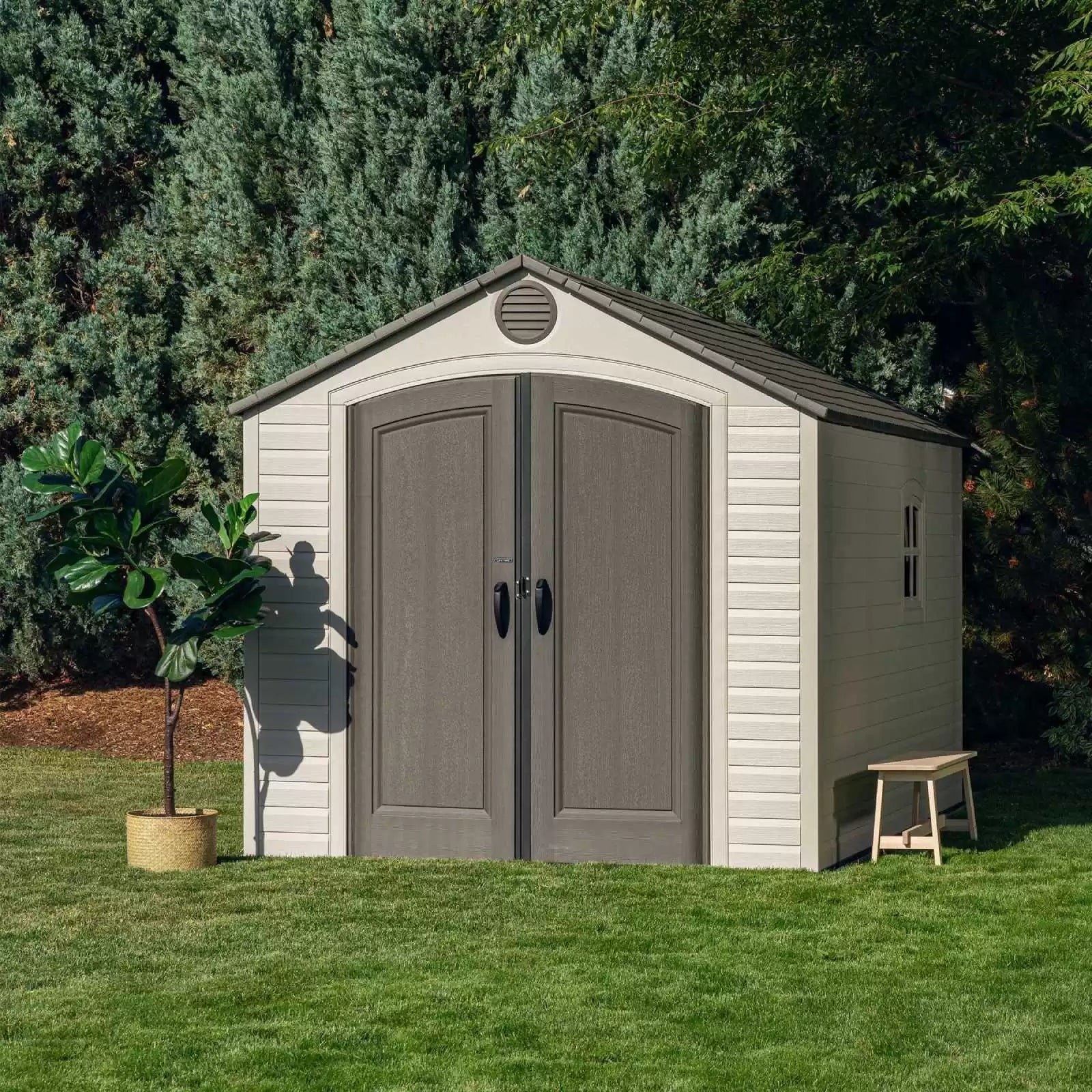 Lifetime (8x12.5) Plastic Outdoor Storage Shed 6402 - Image 2