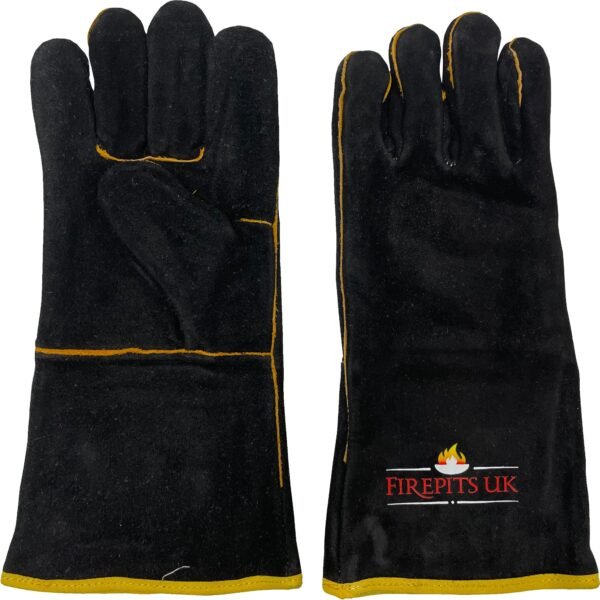 Firepits UK Black Fire Pit BBQ Gloves GLV1