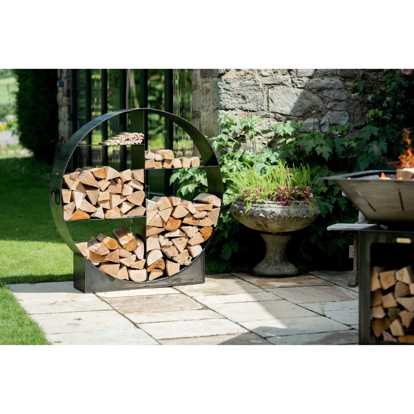 Firepits UK Circular Log Store 90cm LGCRCL-2 - Image 2