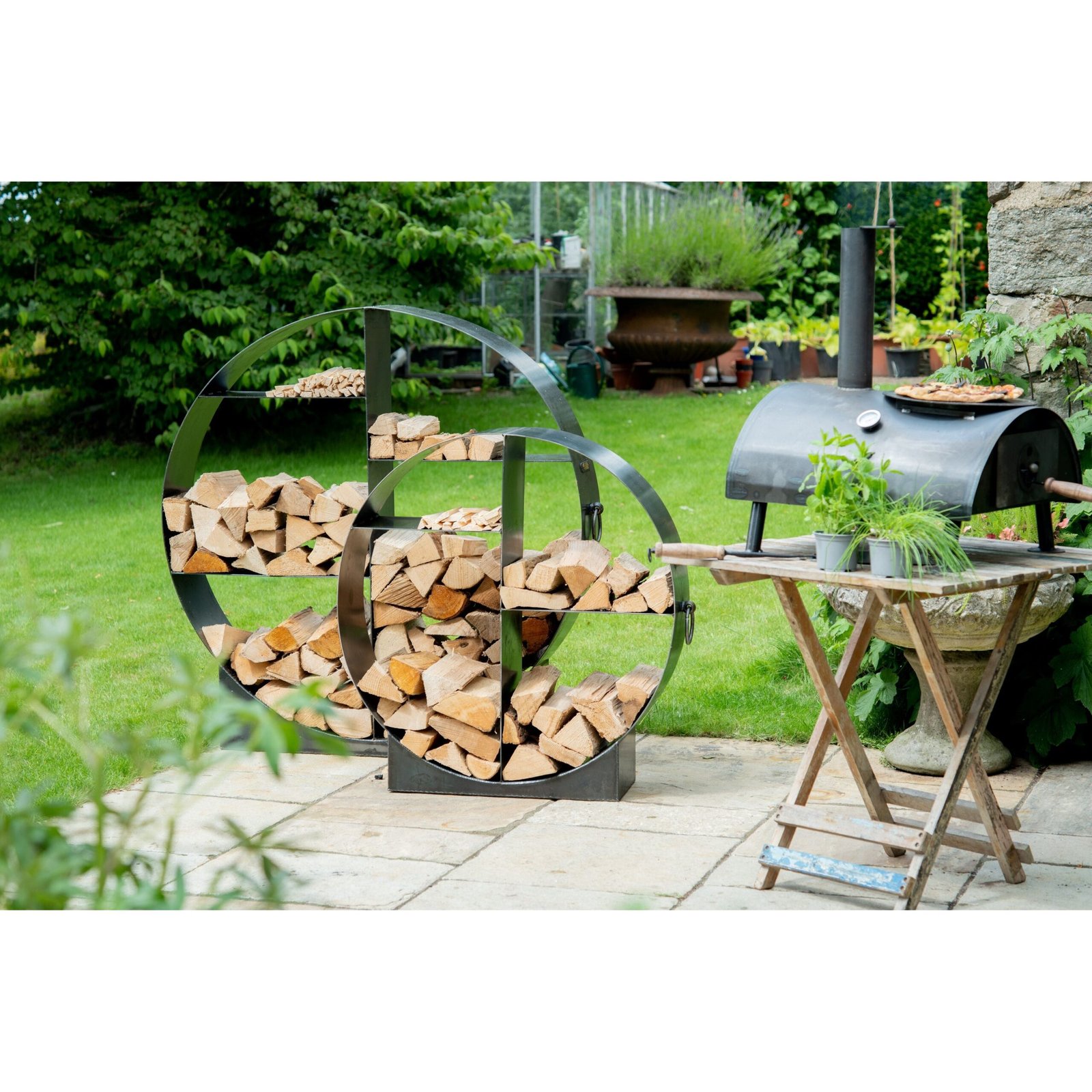 Firepits UK Circular Log Store 90cm LGCRCL-2 - Image 3