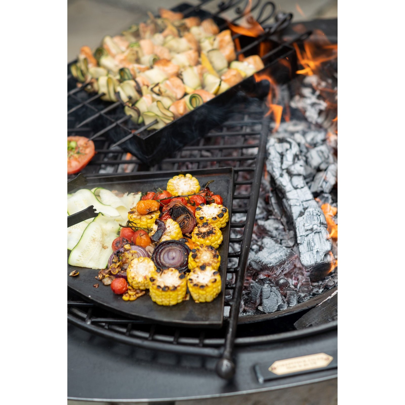 Firepits UK Hot Plate Collection (Medium - for our 70cm BBQ Rack) HTPT70 - Image 3