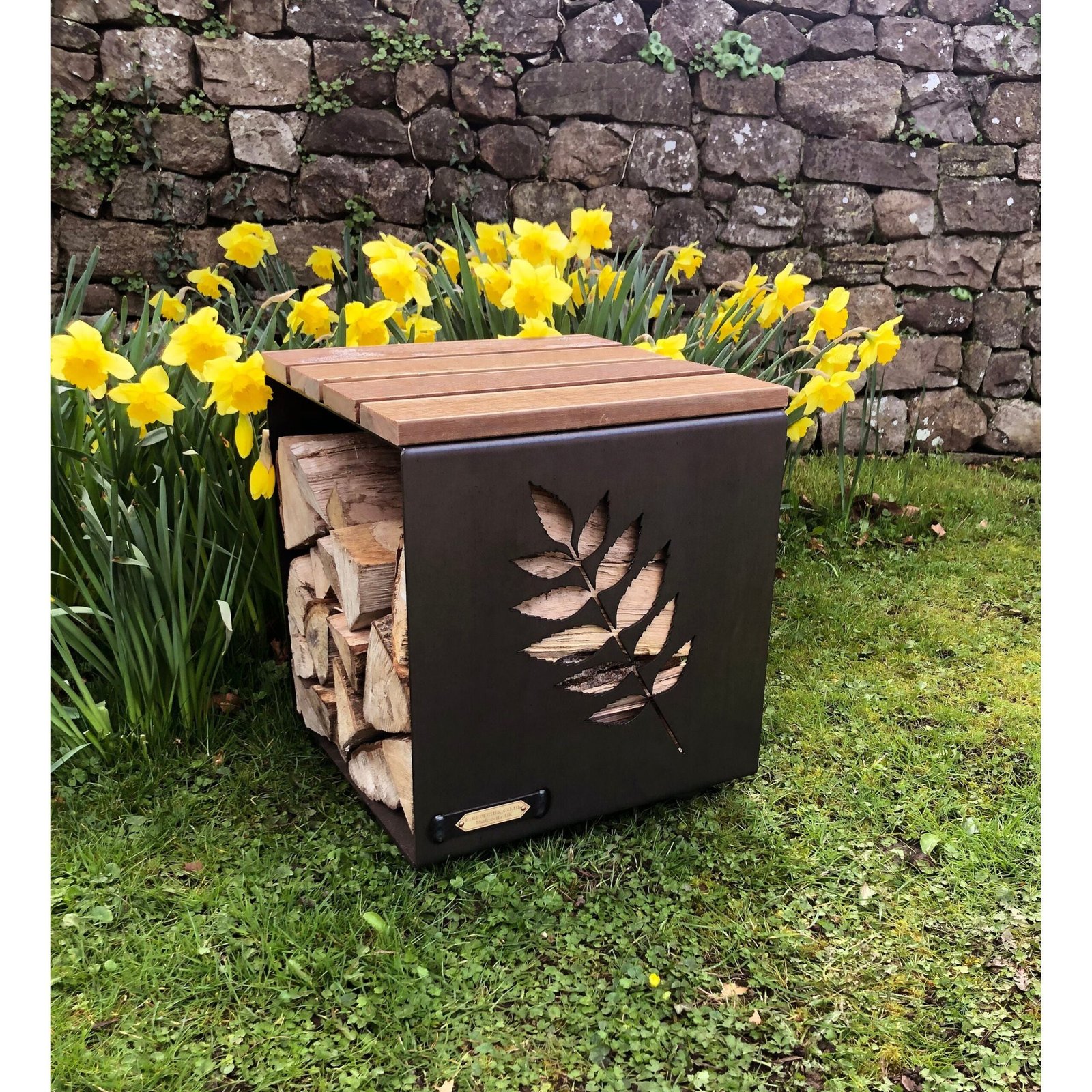 Firepits UK Log Store Seat Ash LGSTSASH - Image 2