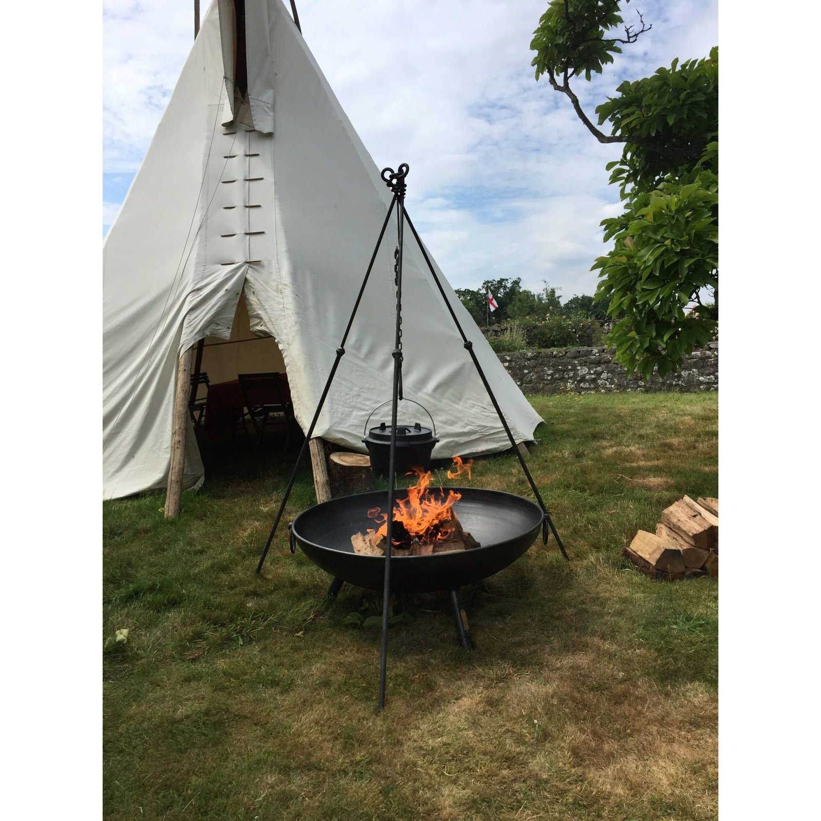 Firepits UK Tripod Cooking Rack Long Leg LGTRPD-1 - Image 2