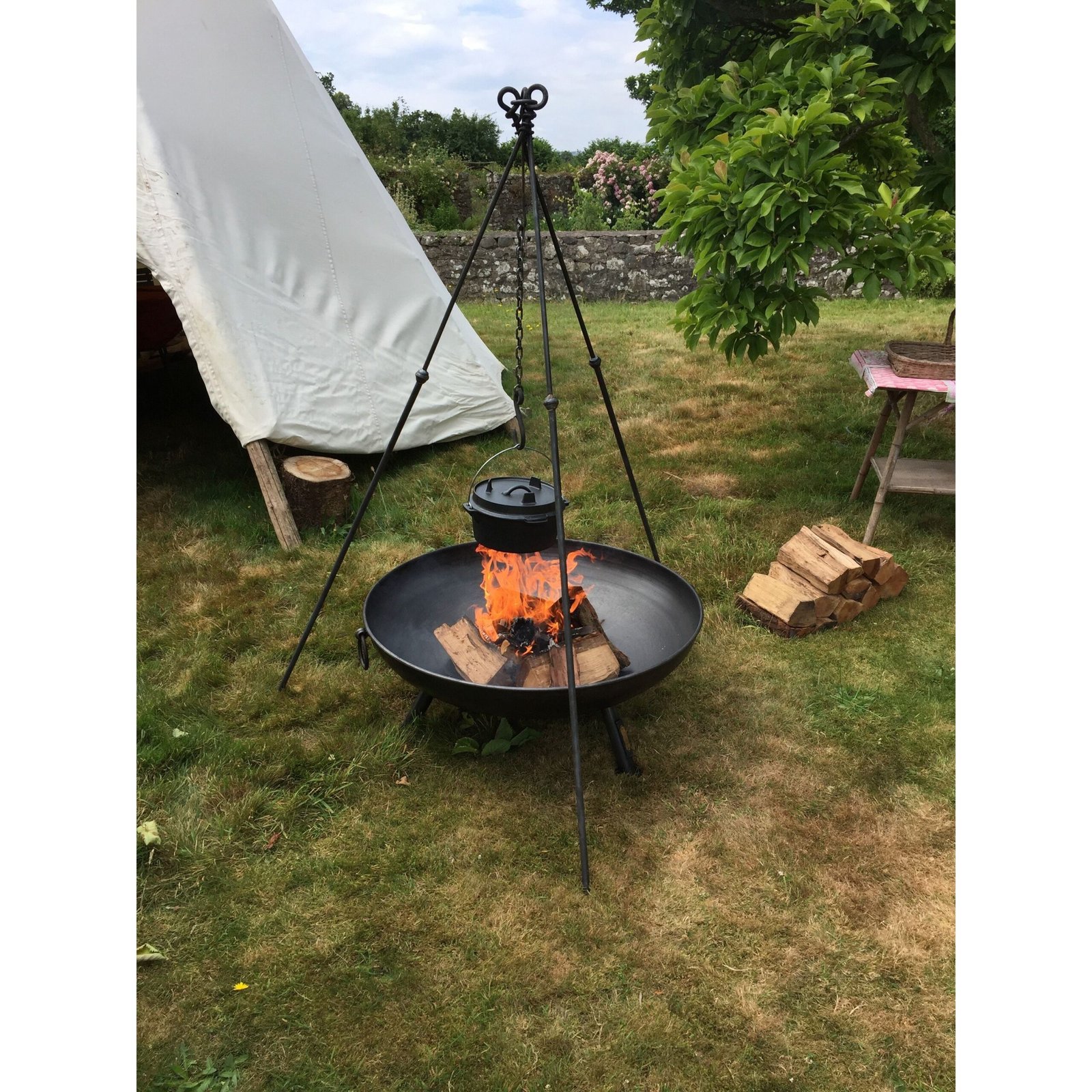 Firepits UK Tripod Cooking Rack Long Leg LGTRPD-1 - Image 3