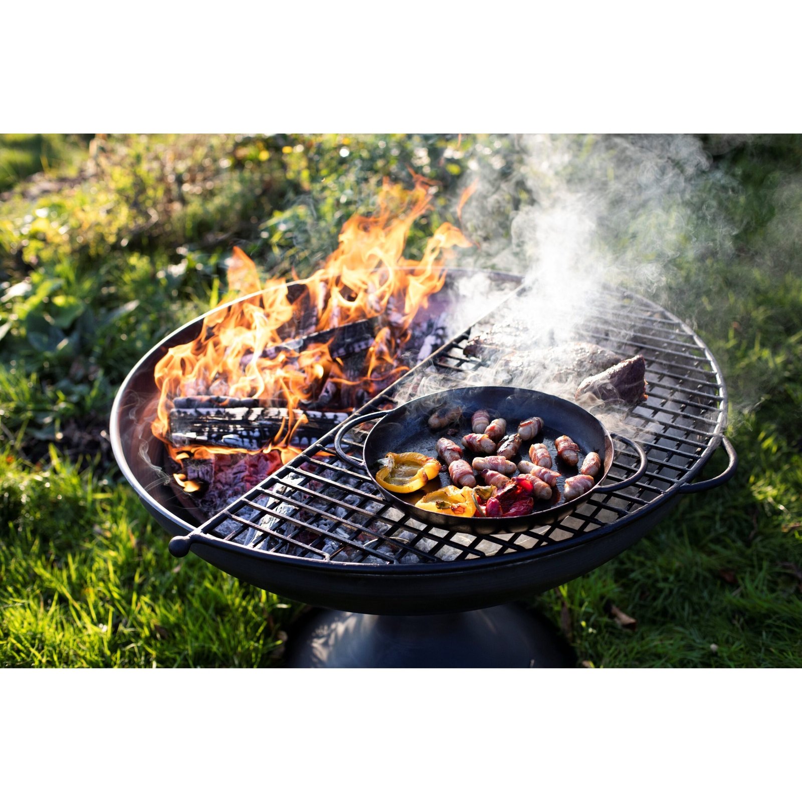 Firepits UK Half Moon Mesh 50cm BBQ Rack Collection (for our 50cm fire pit) BBQ50M - Image 4
